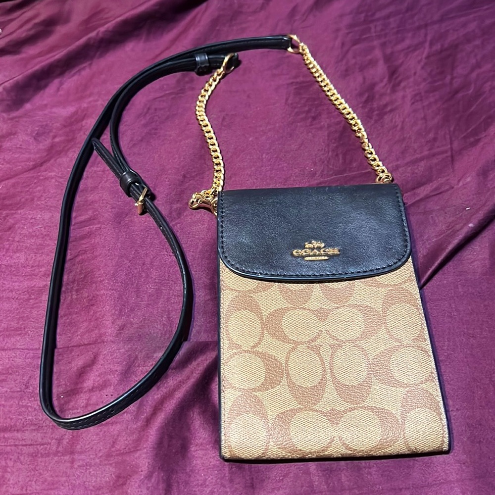 Coach cellphone crossbody